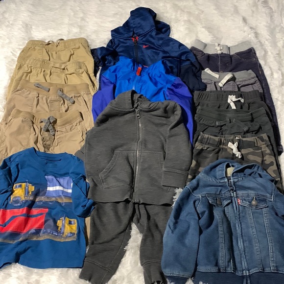 Carter's Other - Giant 15 Piece Bundle of Fall/Winter Boys 18M Clothing, Carter’s/Cat & Jack etc.